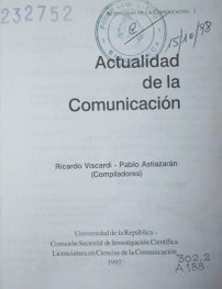 Actualidad de la comunicación