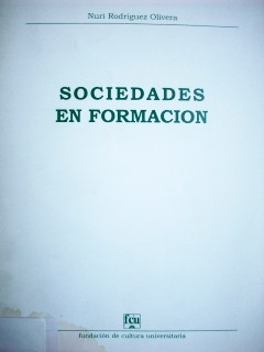 Sociedades en formación