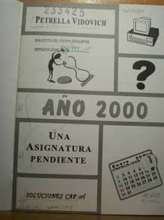 Año 2000 : una asignatura pendiente