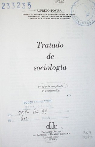 Tratado de sociología