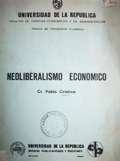 Neoliberalismo económico