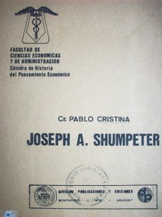 Joseph A. Schumpeter