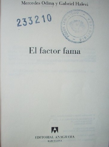 El factor fama