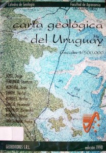 Carta geológica del Uruguay : escala 1/500.000