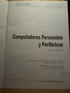 Computadores personales y periféricos