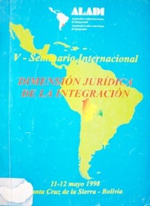 Dimensión Jurídica de la Integración