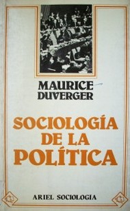 Sociología de la Política : elementos de Ciencia Política