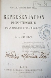 Represéntation proportionnelle de la majorité et des minorités : nouveau système électoral