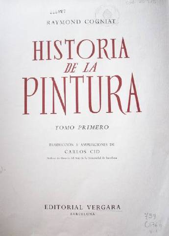 Historia de la pintura