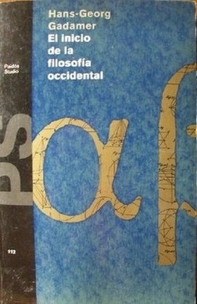 El inicio de la filosofía occidental