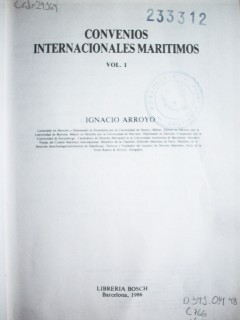 Convenios Internacionales Marítimos