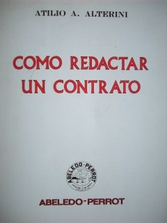 Como redactar un contrato