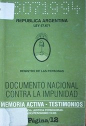 Memoria activa : 5 años de impunidad