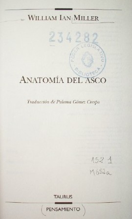 Anatomía del asco