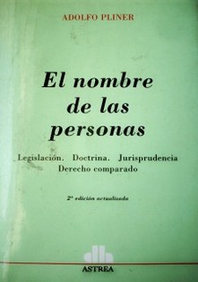 El nombre de las personas