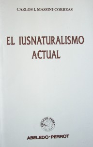 El iusnaturalismo actual