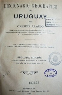 Diccionario geográfico del Uruguay