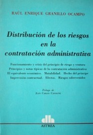 Distribución de los riesgos en la contratación administrativa