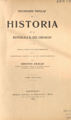 Diccionario Popular de Historia de la República Oriental del Uruguay