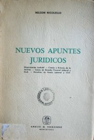 Nuevos apuntes jurídicos