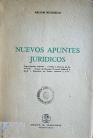 Nuevos apuntes jurídicos