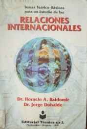 Temas teórico-básicos para un estudio de las relaciones internacionales