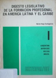 Digesto legislativo de la formación profesional en América Latina y el Caribe