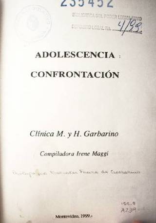 Adolescencia : confrontación