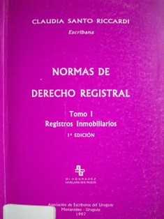 Normas de derecho registral