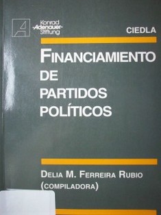 Financiamiento de partidos políticos