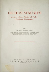 Delitos sexuales