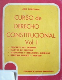 Curso de Derecho Constitucional : notariado