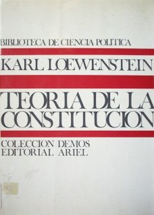 Teoría de la Constitución