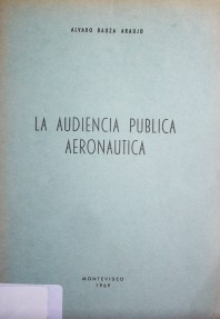 La audiencia pública aeronáutica