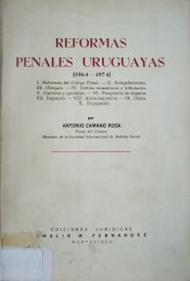 Reformas penales uruguayas : 1964-1974