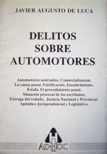 Delitos sobre automotores