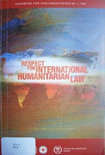 Respect for international humanitarian law