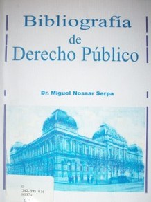 Bibliografía de Derecho Público