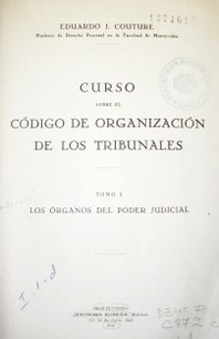 Curso sobre el código de organización de los tribunales