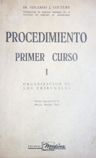 Procedimiento : primer curso