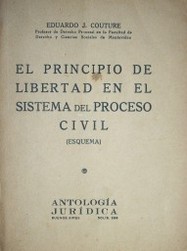 El principio de libertad en el sistema del proceso civil : (esquema)