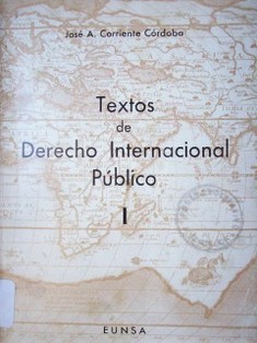 Textos de Derecho Internacional Público I