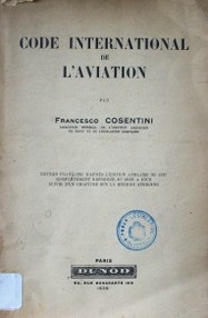 Code international de l'aviation