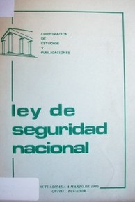 Ley de Seguridad Nacional