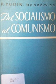Del socialismo al comunismo