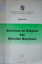 Doctrina de Empleo del Ejército Nacional