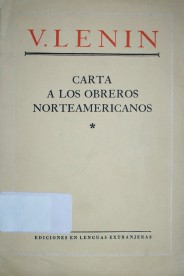 Carta a los obreros norteamericanos