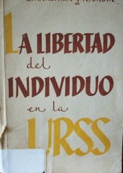 La libertad del individuo en la URSS