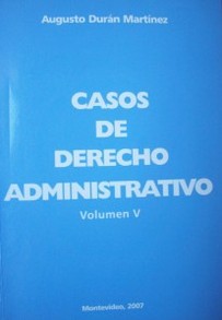 Casos de Derecho Administrativo