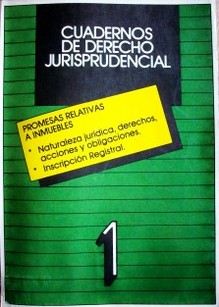 Promesas relativas a inmuebles [v.1]